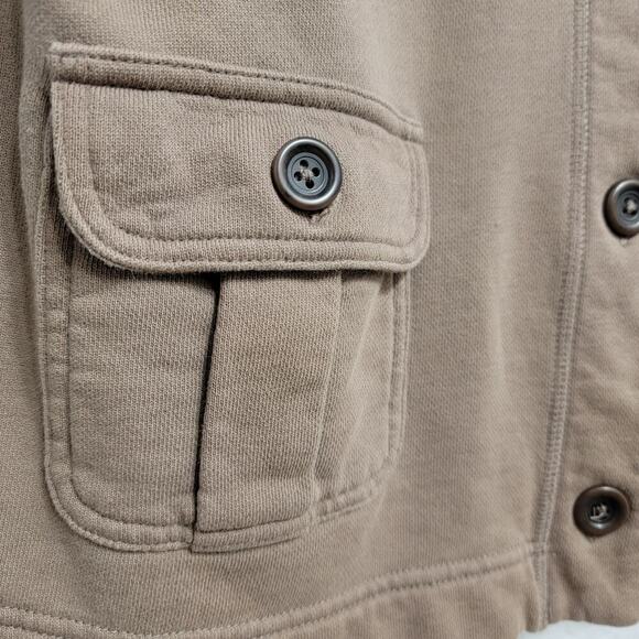 Land End Shawl Collar Cardigan Jacket Coastal Grandpa Pockets Medium 620 - Picture 7 of 14
